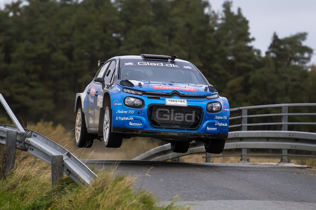 Kenneth Madsen og Mads Dalsager vandt Rally Stoholm, der afsluttede årets Dansk Super Rally
(Foto: Jokum Tord Larsen)